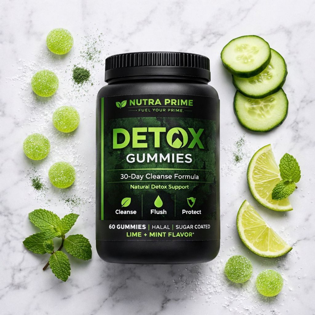 DETOX GUMMIES | Lime & Mint Flavor | Nutra Prime