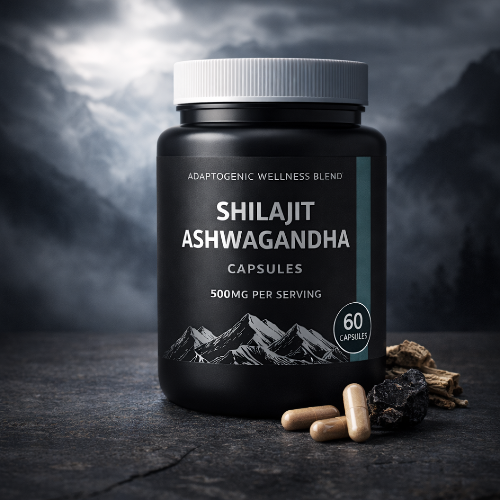 Shilajit Capsules | 350mg Himalayan Shilajit | 30, 60 Servings