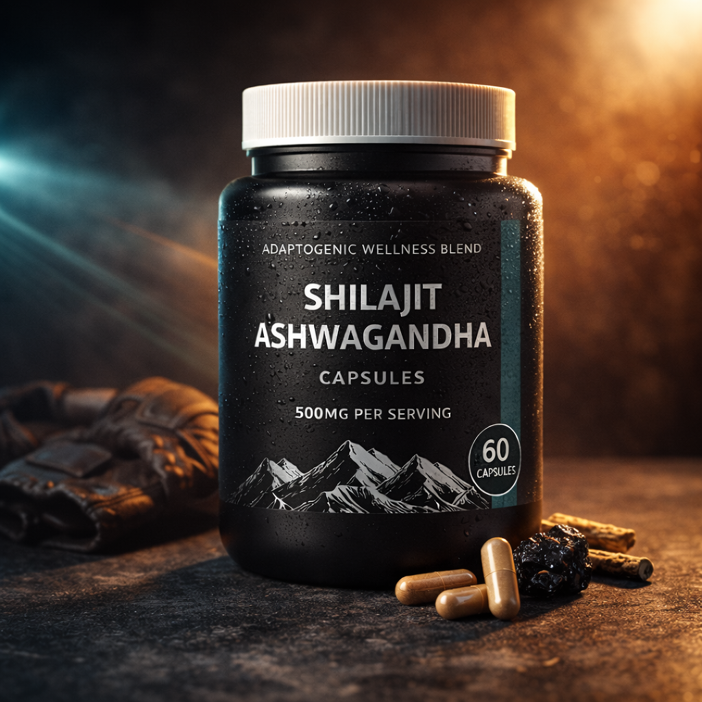 Shilajit Capsules | 350mg Himalayan Shilajit | 30, 60 Servings